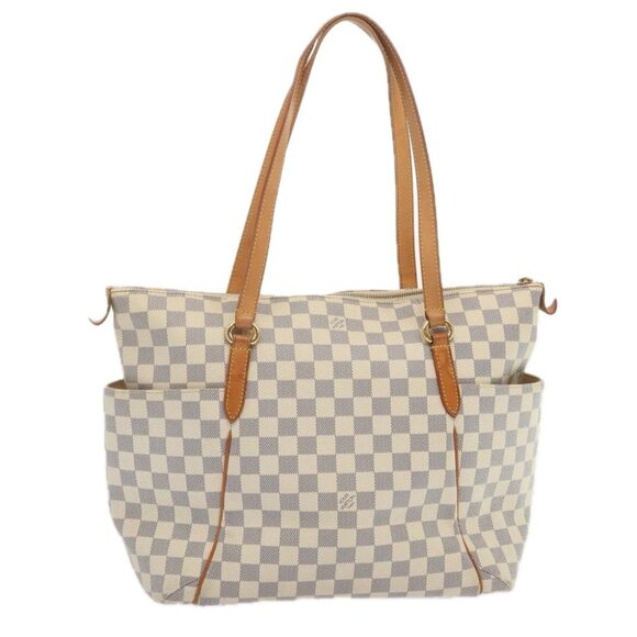 LOUIS VUITTON Damier Azur Totally MM Tote Bag - Picture 1 of 15